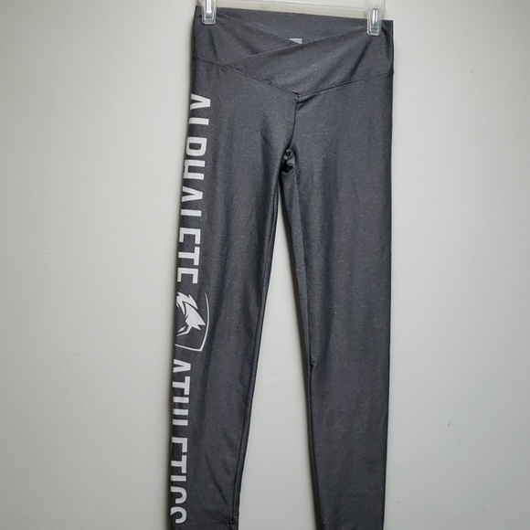 Alphalete Gray Heathered V-Cut Leggings - Picture 2 of 7